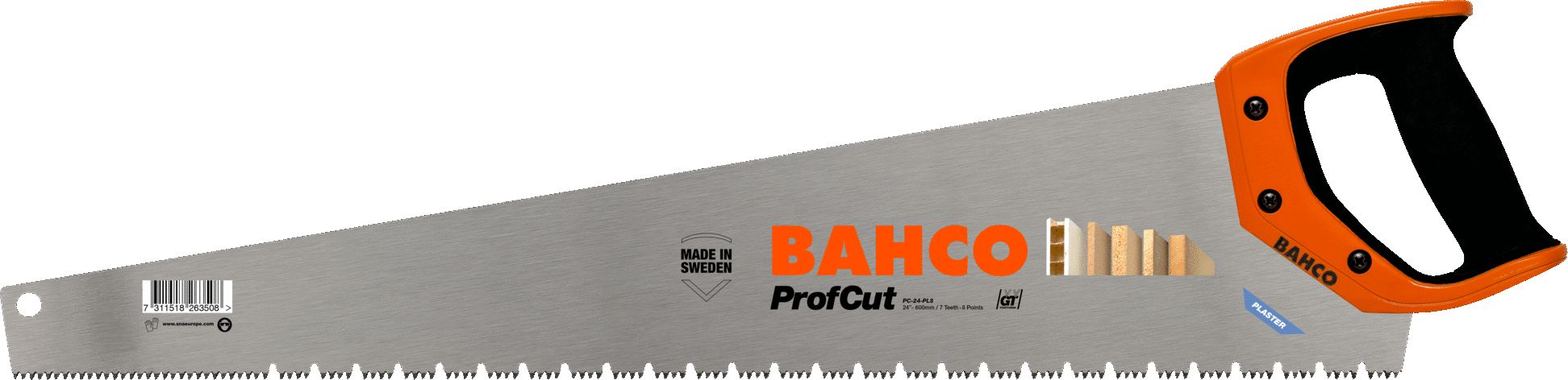 Bahco BAHCO PIŁA RĘCZNA DO KARTONGIPSU 600mm PROF CUT BAHPC-24-PLS