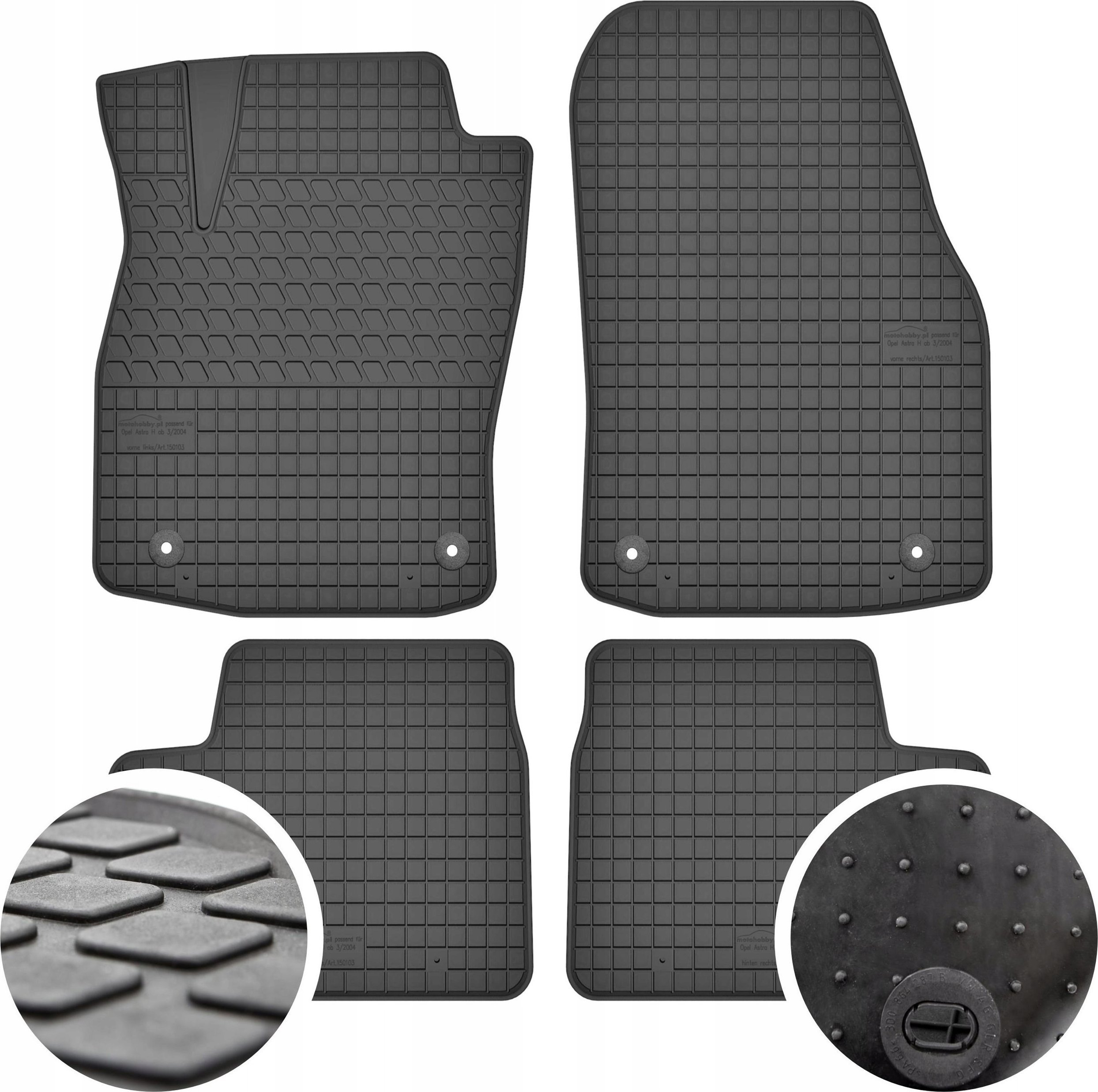 GeyerHosaja Dywaniki gumowe do Opel Astra H