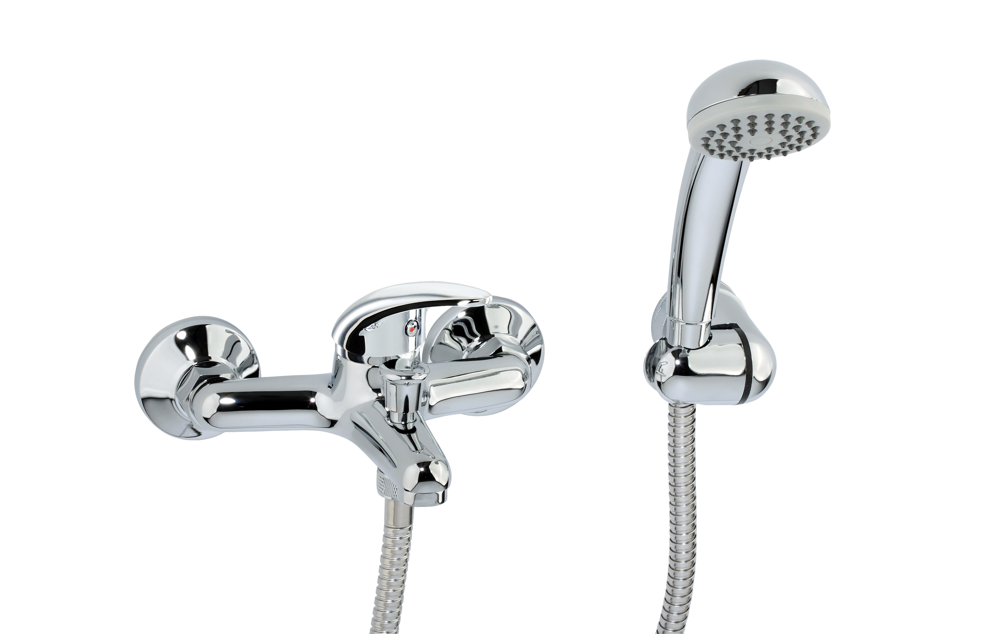 Bateria wannowa Valvex Alba ścienne chrom (2453920)