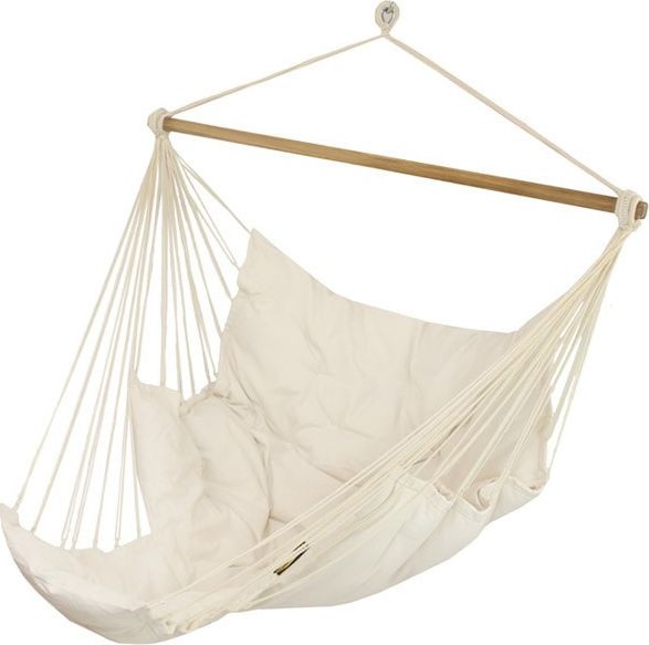 Koala Fotel hamakowy szeroki z podstawką, ecru HC-COMFY