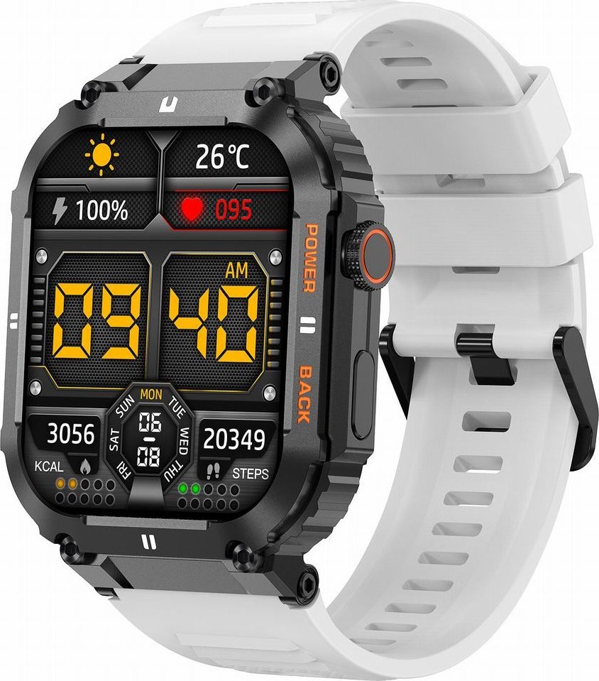 Smartwatch Gravity GT6-8 Biały