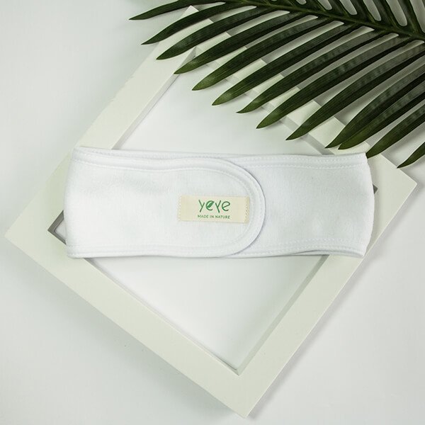 Opaska kosmetyczna z pnączy bambusa biała Yeye
