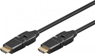 Kabel Goobay Kabel HDMI 360 o dużej szybkości z Ethernetem - Długość kabla 2 m