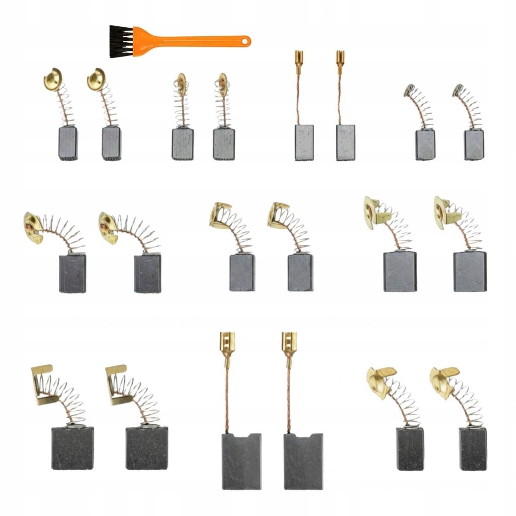 Bisanti ZESTAW SZCZOTKI WĘGLOWE DO ELEKTRONARZĘDZI 10 SZT