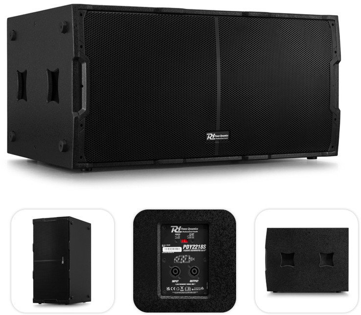 Kolumna Power Dynamics Subwoofer pasywny 2x 18" 2000W PDY2218S one size