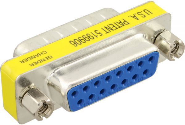 InLine DA-15 - DA-15, Żółty (47719)