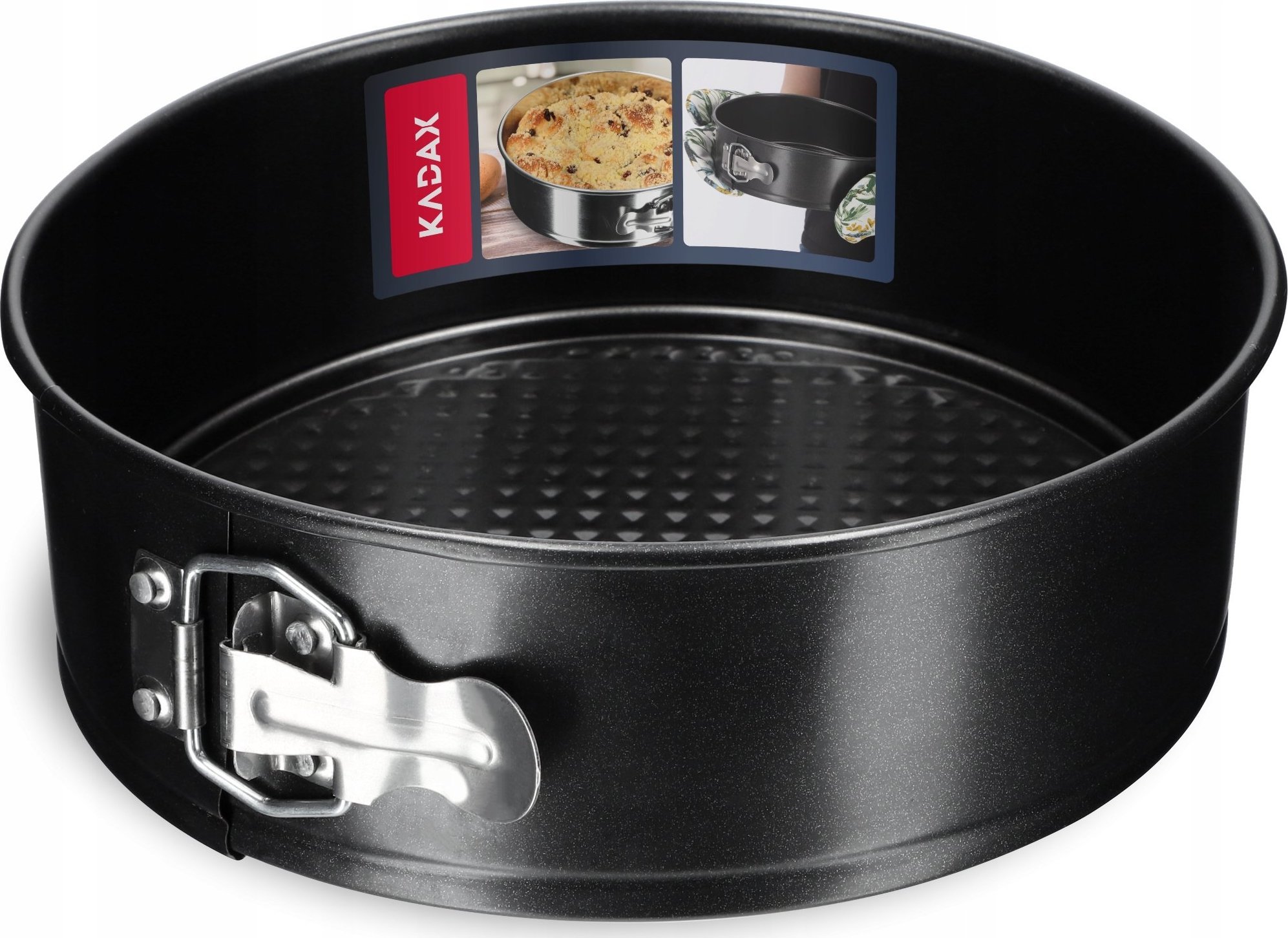 Kadax Tortownica Okrągła Forma Blacha Do Pieczenia 24cm