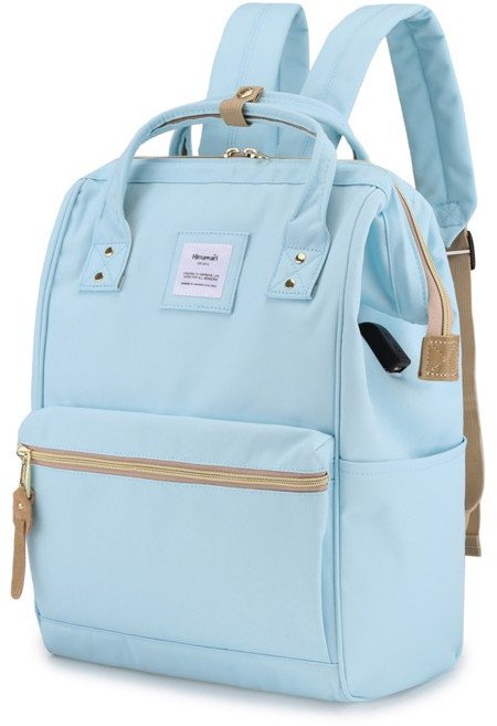 Plecak na laptopa Himawari 9001 do 13-14 cali, błękitny