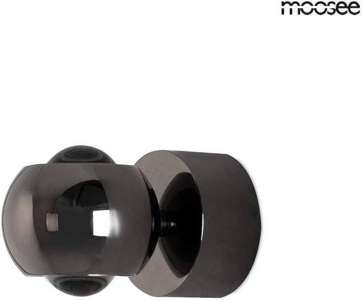 Kinkiet Moosee MOOSEE lampa ścienna EOS czarny chrom