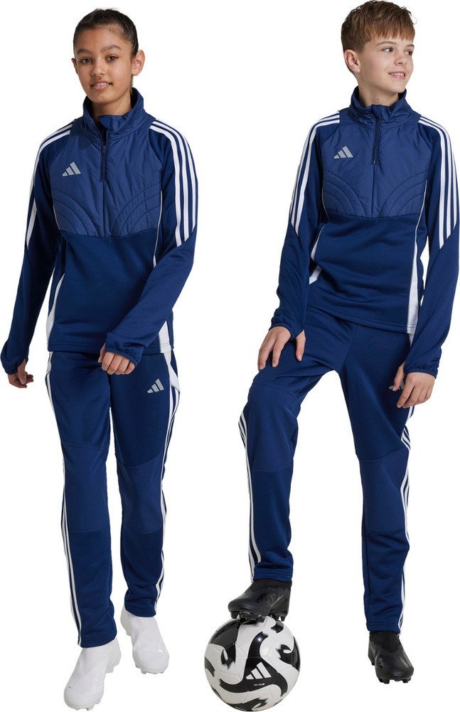 Adidas Spodnie dla dzieci Tiro 24 Winterized niebieskie IY0117 128cm