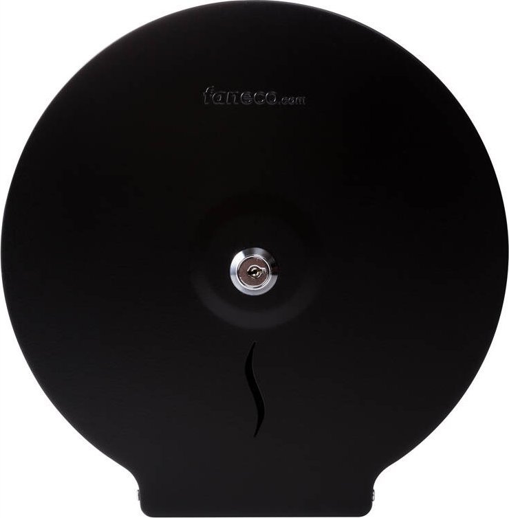 FANECO Pojemnik na papier toaletowy HIT czarny ze stali