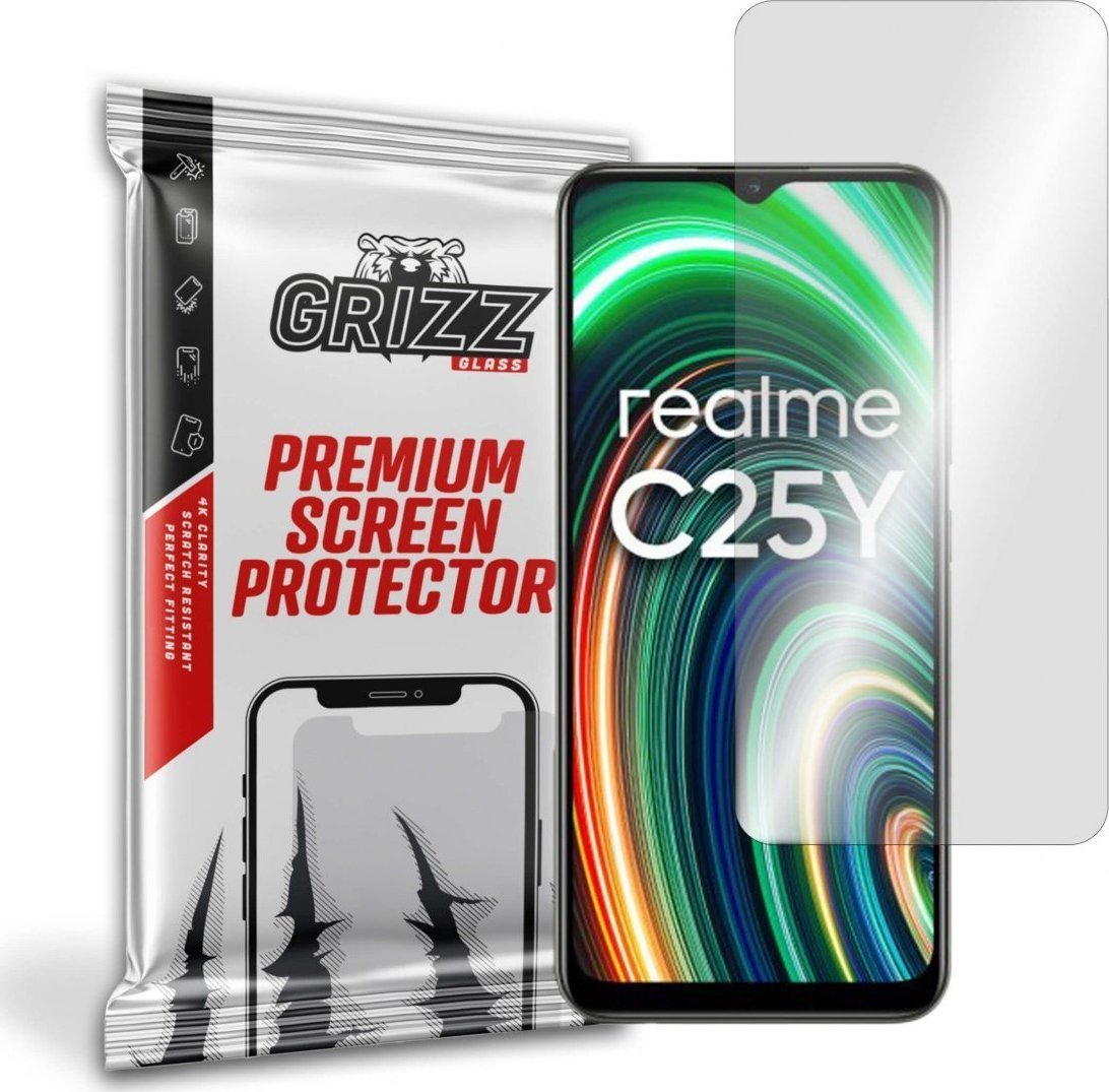 GrizzGlass Szkło hybrydowe Grizz Realme C25Y