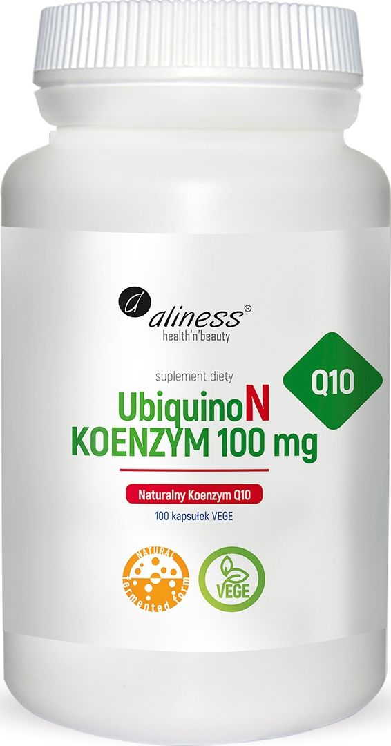 MEDICALINE Aliness, Ubiquino N, Naturalny Koenzym, 100mg, 100 kapsułek vege