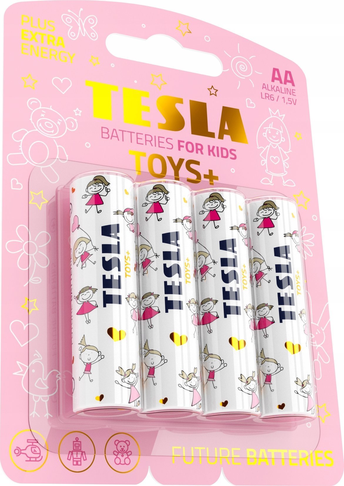 Tesla TESLA bateria alkaliczna R6 (AA) TOYS+ GIRL [4x120] 4 szt