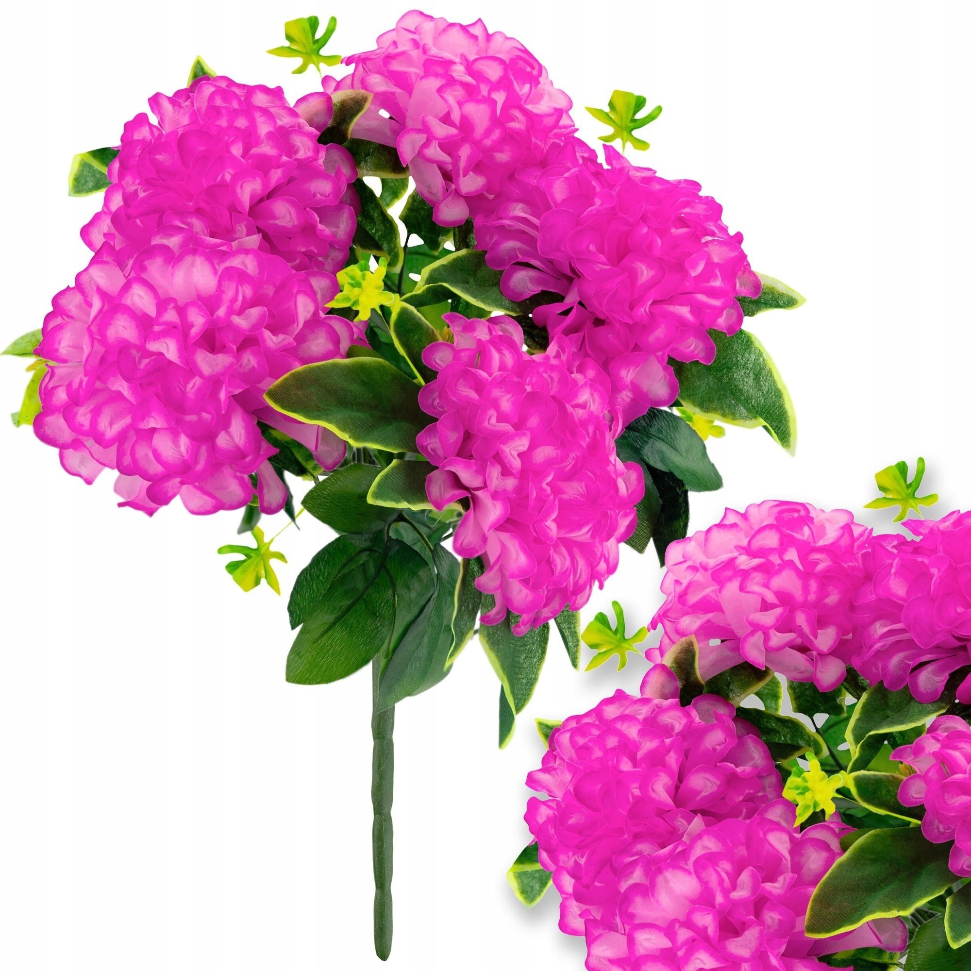 CHRYZANTEMY BUKIET SZTUCZNY DEKORACJA KWIATY SZTUCZNE STROIK DO WAZONU 59CM