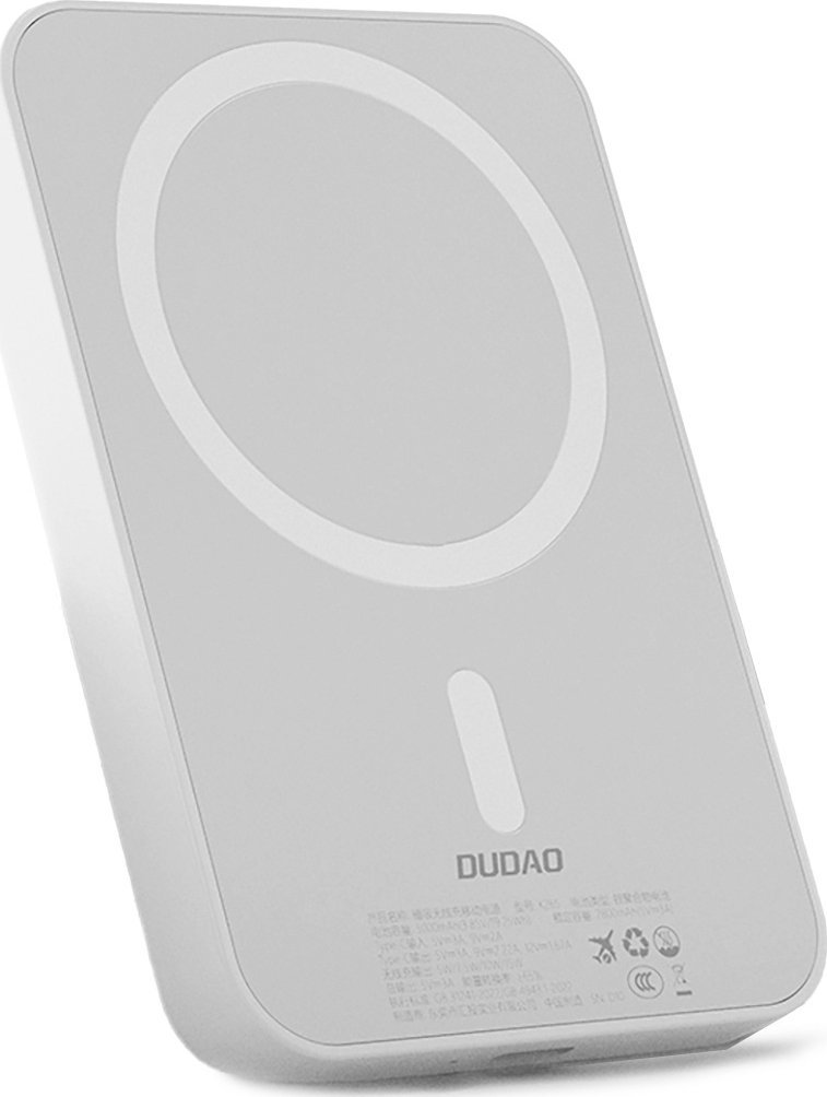 Powerbank Dudao K26S 5000mAh 20W USB-A / USB-C / MagSafe - biały