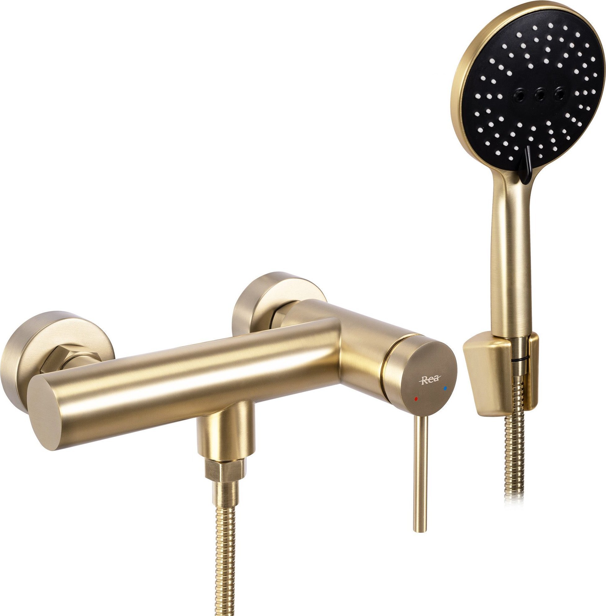 Bateria prysznicowa Rea Bateria prysznicowa REA FOSS Złota Szczotkowana