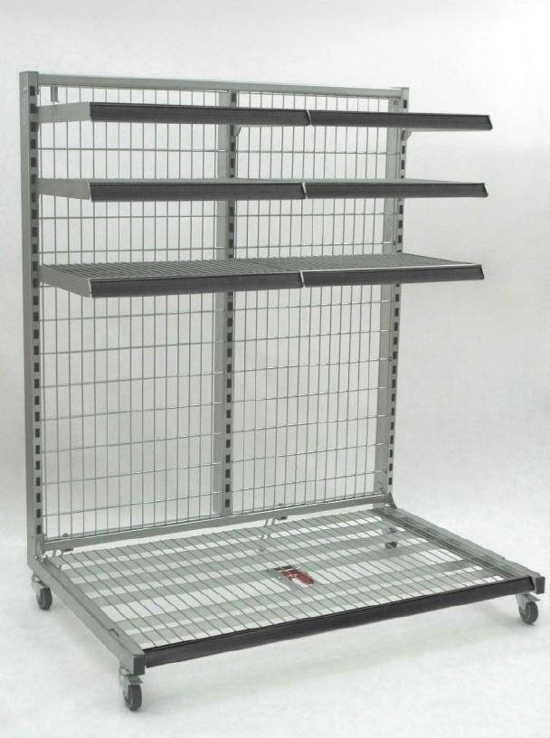 Damnix Regał mobilny z sześcioma półkami (wym. 1310x900x1600 mm)