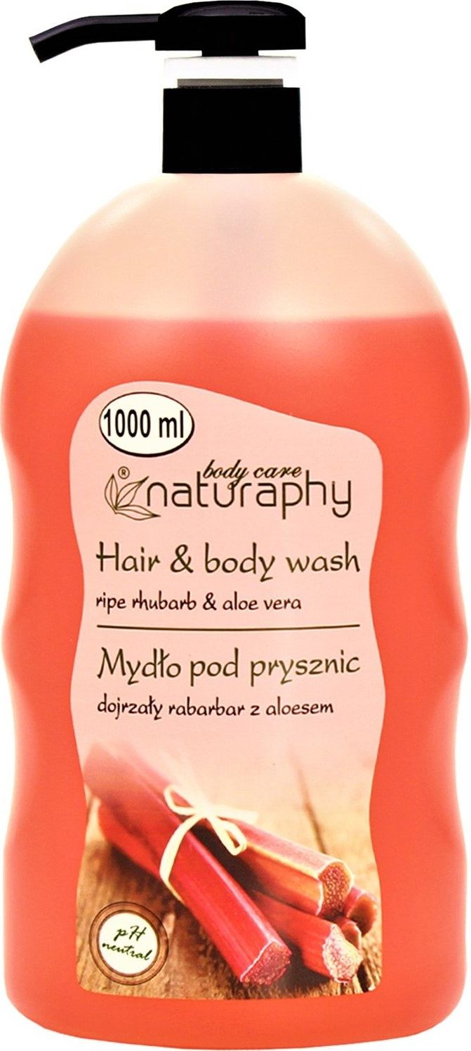 BluxCosmetics Mydło pod prysznic dojrzały rabarbar z aloesem 1L