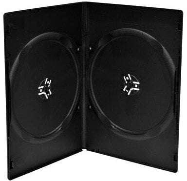 MediaRange DVD-Leerhülle schmal für 7 Dics 9mm schwarz 100St