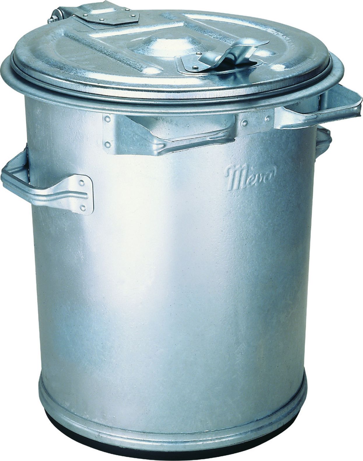 Meva Metalowy pojemnik kubeł RETRO na gorący popiół z blachy ocynkowany 70L Metalowy pojemnik kubeł na gorący popiół z blachy ocynkowany 70L