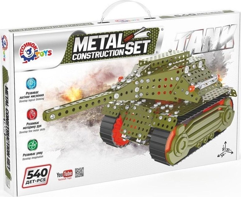 Konstruktor metalowy 540el