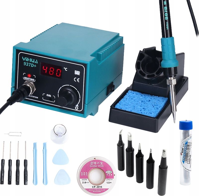 Yihua Stacja lutownicza Yihua 937D+ Black KIT6