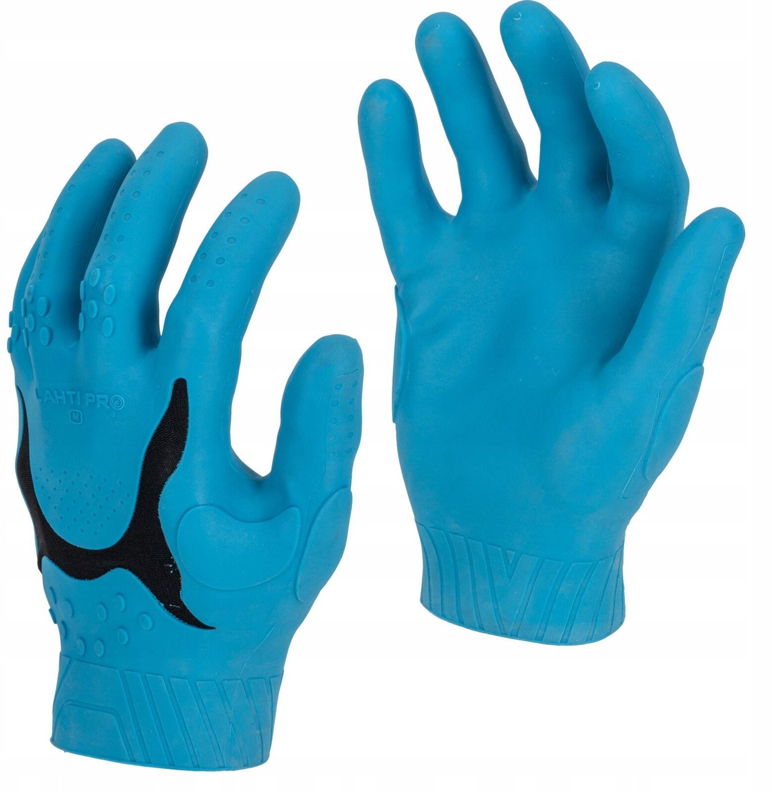 RĘKAWICE TPE NIEBIESKIE L260110P, KARTA, "10", CE, LAHTI