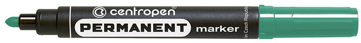 Centropen marker zielony permanentny okrągła końcówka 2,5mm (585660110)