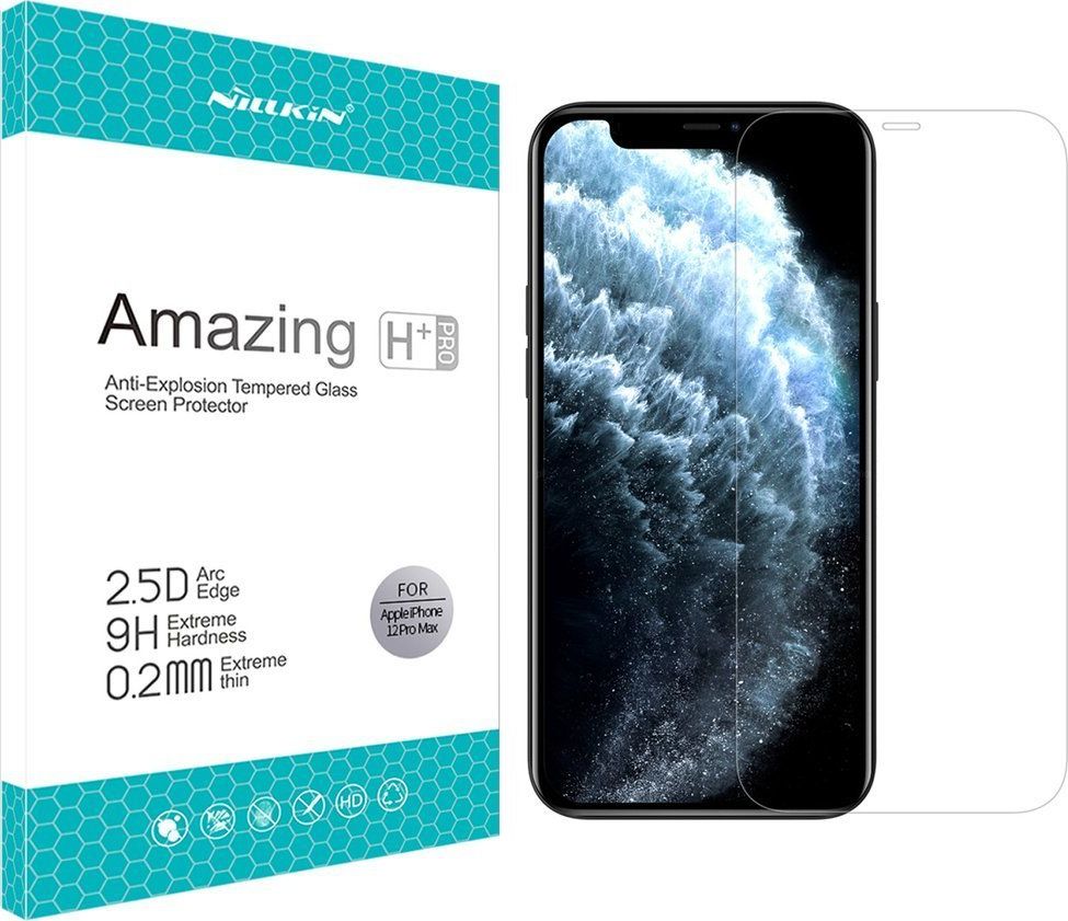 Nillkin Szkło hartowane Nillkin Amazing H+ PRO do Apple iPhone 12 Pro Max uniwersalny