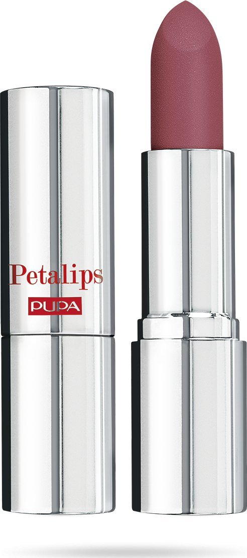 Pupa Pupa, Petalips, Paraben-Free, Matte, Cream Lipstick, 011, Vibrant Tulip, 3.5 g For Women