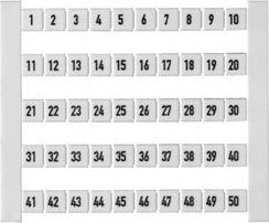 Weidmuller Oznacznik do złączek (1opk=500 sztuk) DEK 5 FW 51-100