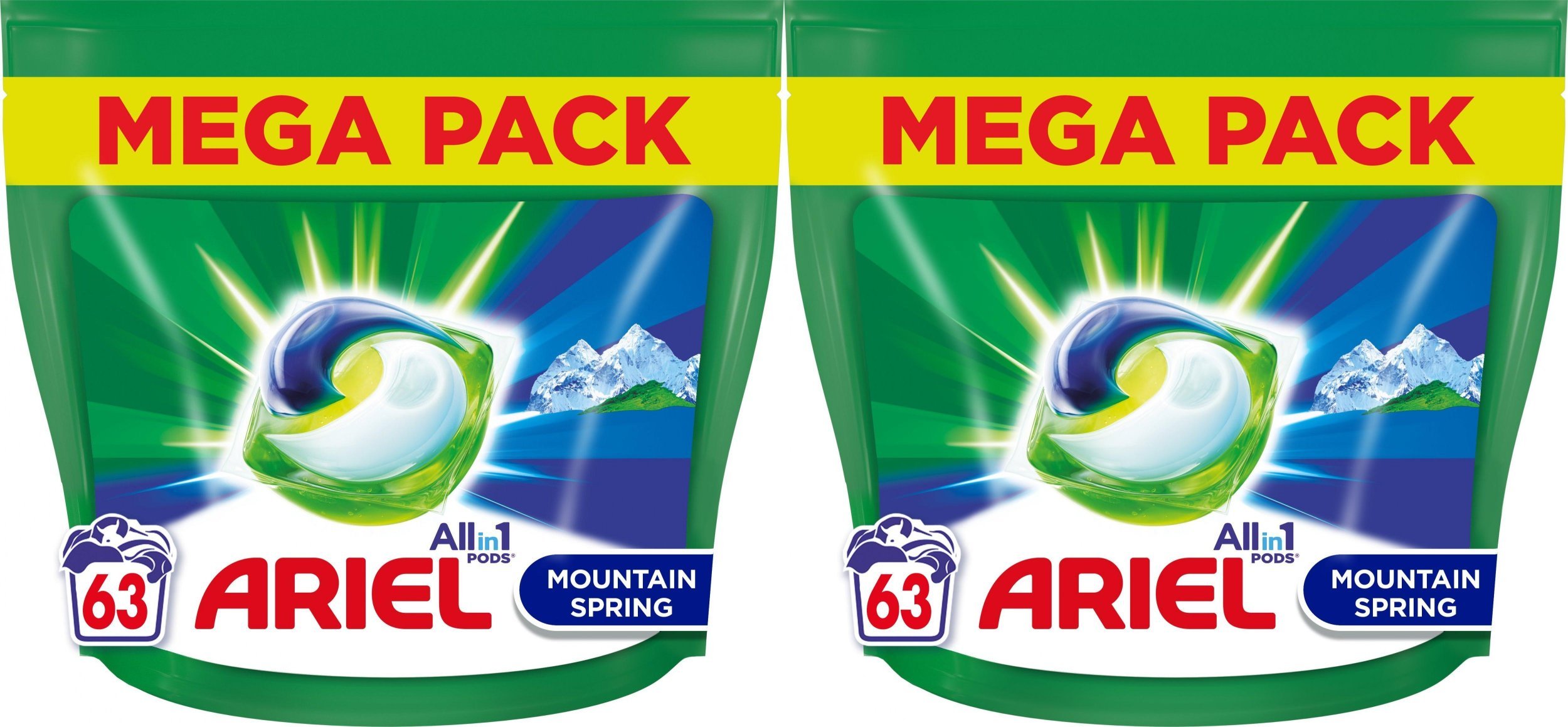 Ariel Kapsułki do prania All-in-1 Mountain Spring 126 szt.
