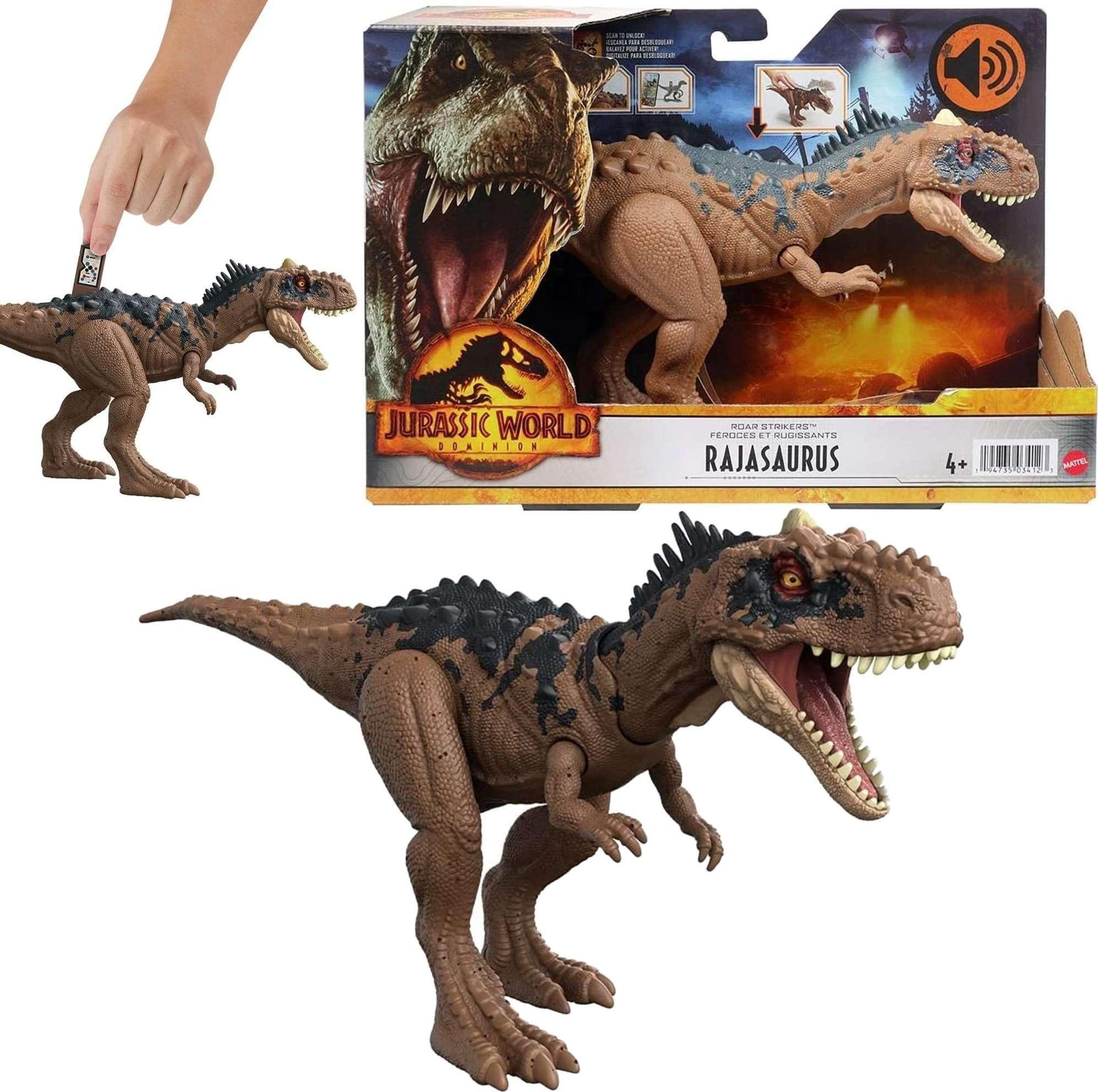 Figurka Mattel Jurassic World Dinozaur Figurka Rajasaurus z dźwiękiem
