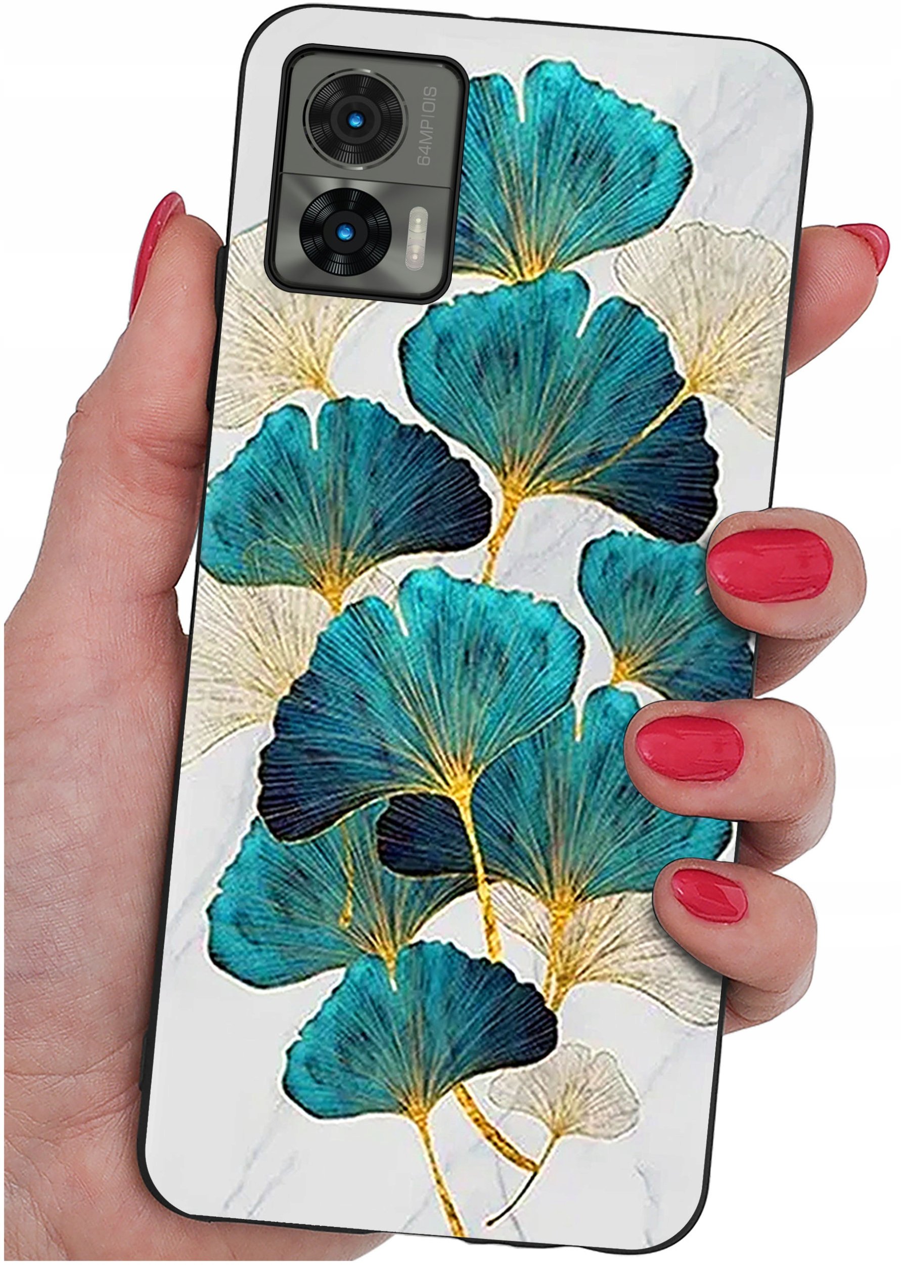 Etui do Motorola Moto Edge 30 Neo WZORY |SILIKONOWE MATT CASE + SZKŁO 9H