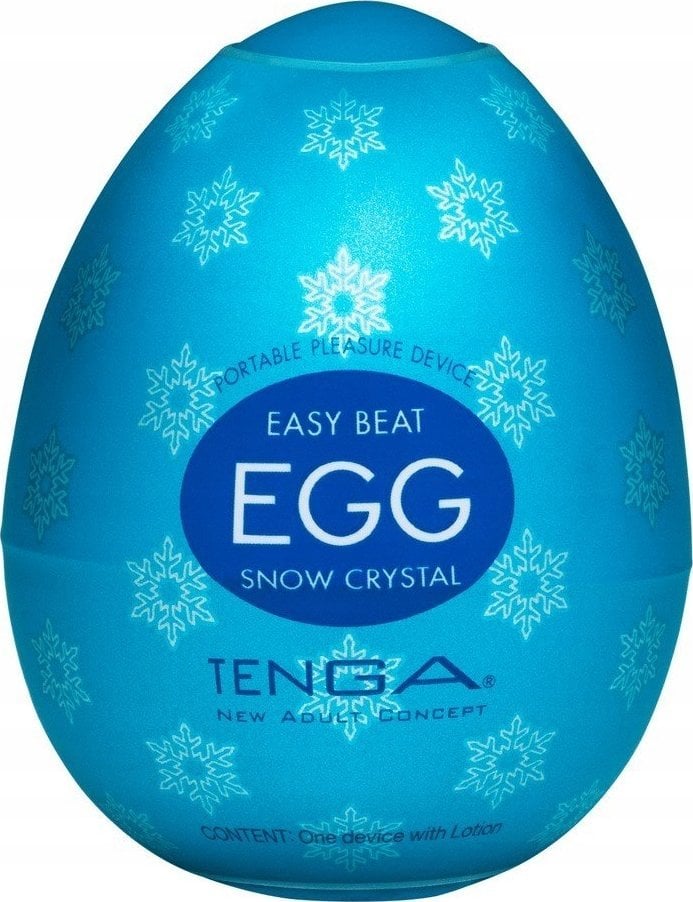 TENGA_Egg Snow Crystal masturbator w kształcie jajka