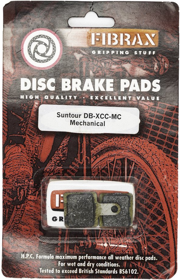 Fibrax Klocki hamulcowe pół-metaliczne ASH937 do hamulców Suntour DB-XCC-MC
