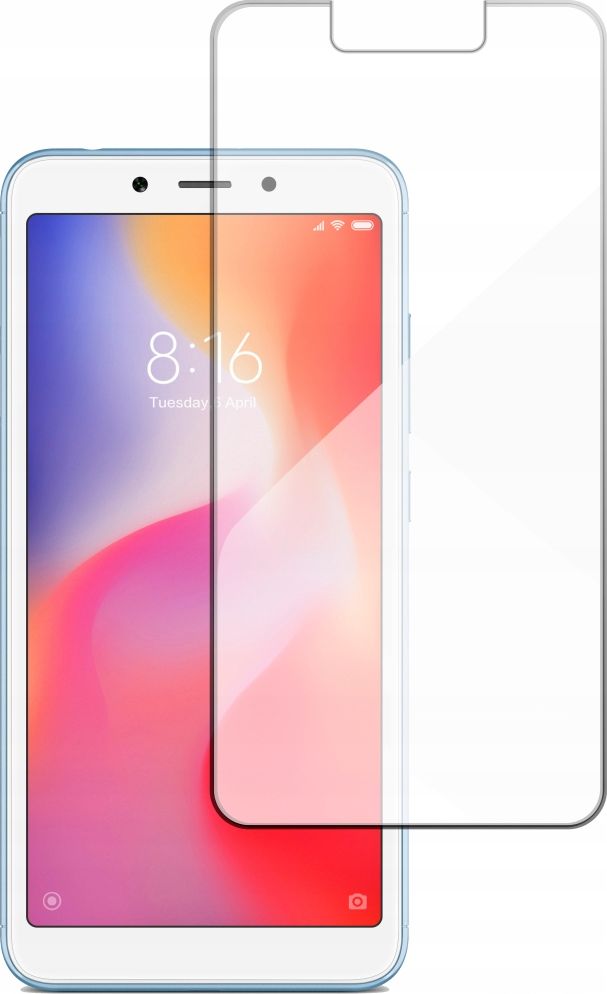 etumi Szkło Hartowane 9H Do Xiaomi Redmi 6A Szybka Szkiełko Ochronne Na Ekran Twarde Płaskie Przód / Ochrona Matrycy Telefonu Glas0256