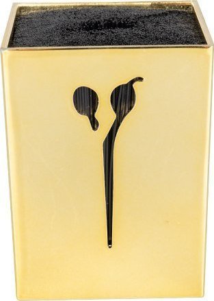 Activeshop STOJAK NA NOŻYCZKI FRYZJERSKIE ZŁOTY