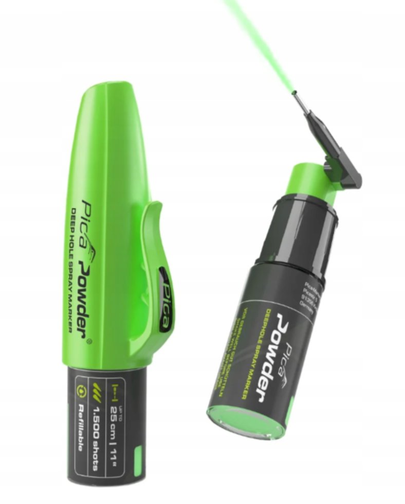 Marker Znacznik głębokich otworów 25cm zielony Pica