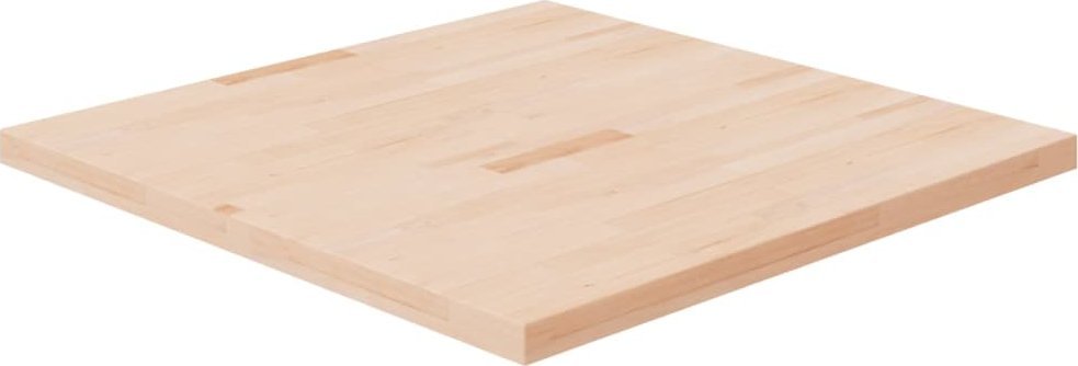 vidaXL vidaXL Kwadratowy blat do stolika, 90x90x4 cm, surowe drewno dębowe