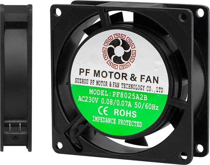 Blow 85-811# Wentylator 80x25mm 230v kulk. terminal