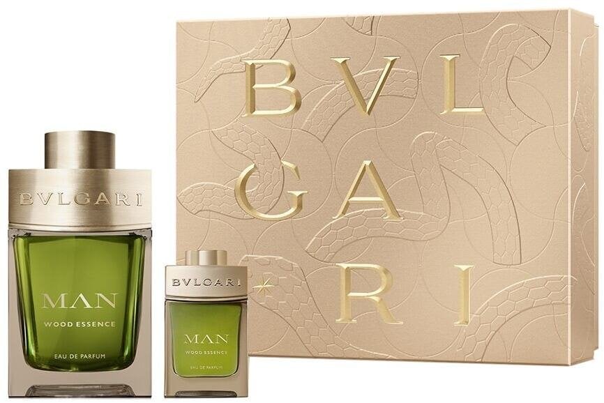 Bvlgari Xmas 2025 Set Wood Essence, Eau De Parfum, For Men, 100 ml + Wood Essence, Eau De Parfum, For Men, 15 ml *Miniature For Men