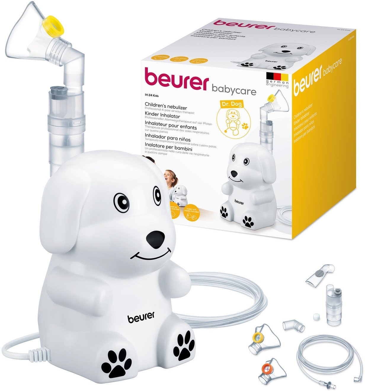 Beurer IH24 Kids balta - Inhalators berniem