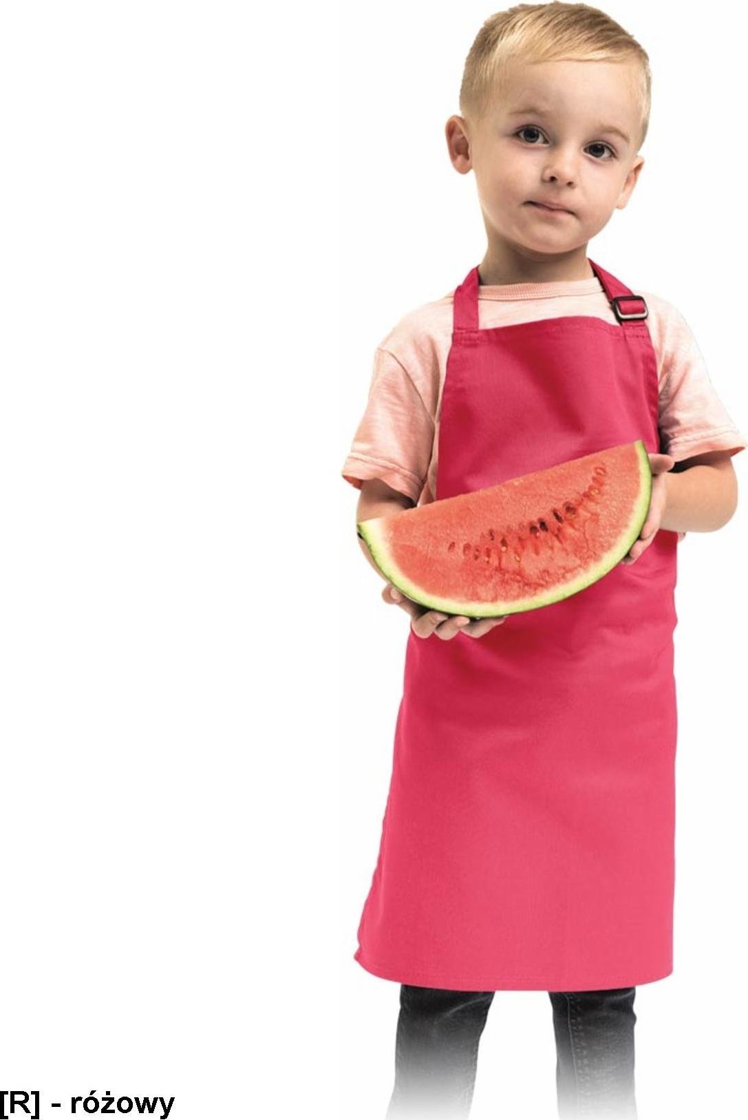 R.E.I.S. FKIDS - fartuch dla dzieci - różowy - 48X63 cm - 43X53 cm 43X53 cm