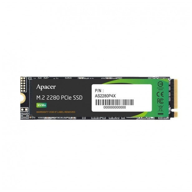 Dysk SSD Apacer AS2280P4X 256GB M.2 PCIe NVMe Gen3 x4 2280 (2100/1300 MB/s) 3D NAND