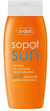 Ziaja Sopot Sun Emulsja do opalania SPF 15 150ml