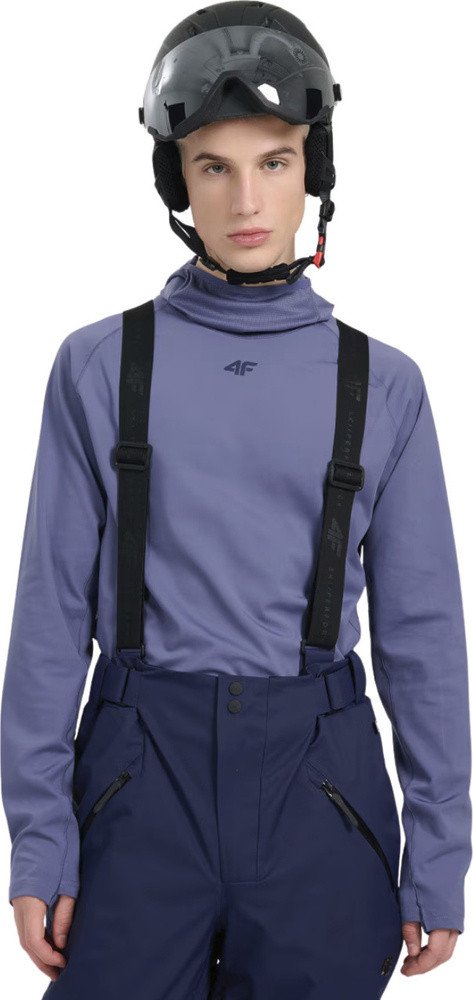 4f Bluza termoaktywna męska M100 denim 4FWAW25UBRUM100 32S L