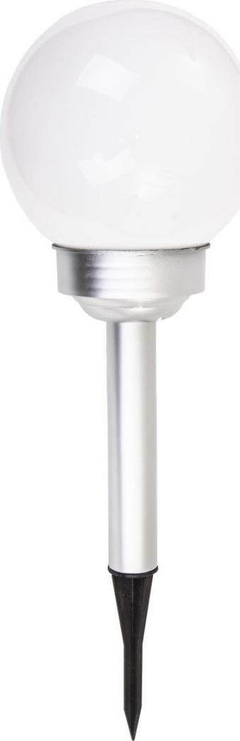 Saska Garden Lampa kula mleczna 15x44cm