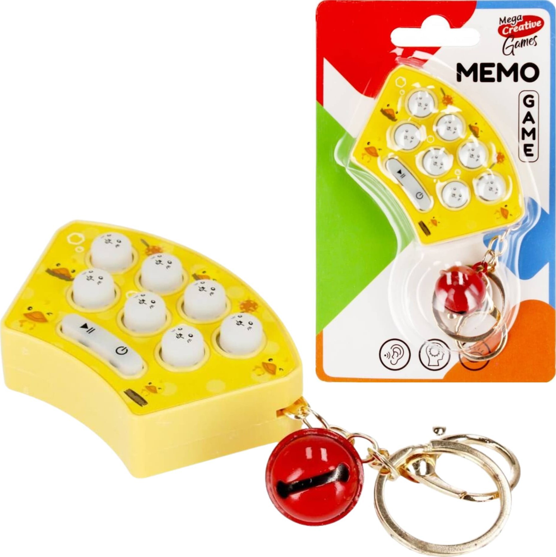 Breloczek Mega Creative GRA ELEKTRON MEMORY BRELOK 10X15X3 MCMIX4 72/288